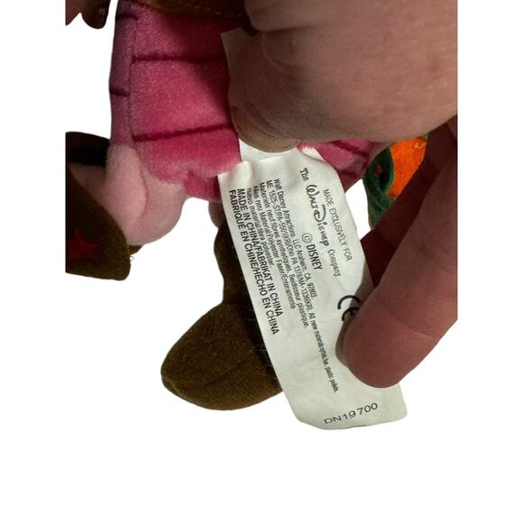 Disney Mouseketoys Winnie The Pooh Cowboy Sheriff Piglet Bean Bag Stuffed Plush - Picture 8 of 9